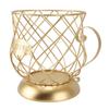 Coffee Pod Holder Innovative Modern Large Capacity Electroplating Metal Coffee Capsule Basket for