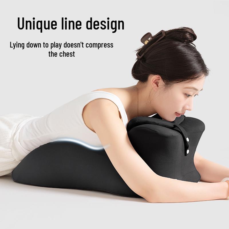 Dual-Purpose Prone Pillow: Couples' Backrest & Multi-Functional Support Cushion