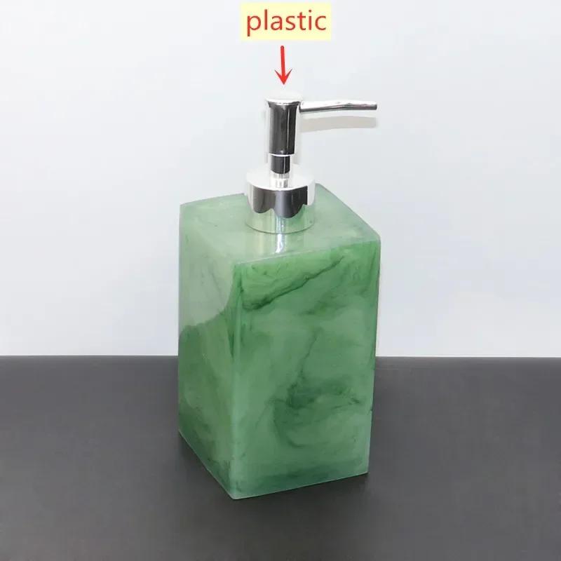Bathroom Toiletry Gifts Resin Lotion Bottle Toothbrush Holder Tooth Mug Soap Dish Cotton Swab Box Tray Home Accessories