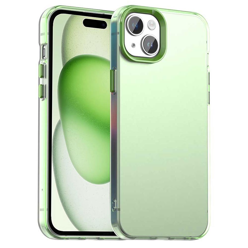 Чехол для iPhone 15 PC+TPU+PET Матовый Противоударная Задняя Крышка для Телефона F