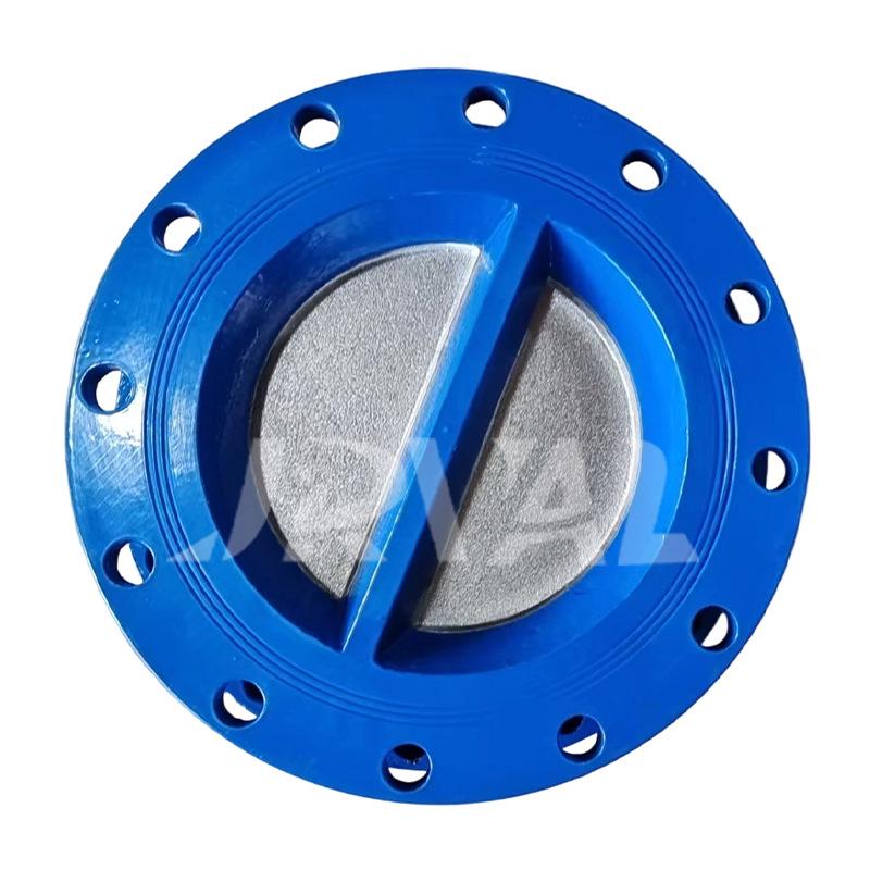 American Standard DH47X-16Q Ductile Iron Double Disc Flange Soft Seal Butterfly Check Valve