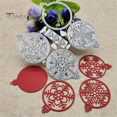 Weihnachten Schneeflocke Ball Schneiden Stirbt DIY Scrapbook Papier Karten Machen Decor