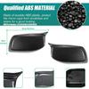 Sport Carbon Fiber Side Mirror Cover Caps Replacement for 2005-2010 BMW 5 Series E60 M5 545i 550i M6 E64 645Ci 630i 650i E63 Accessories Exterior