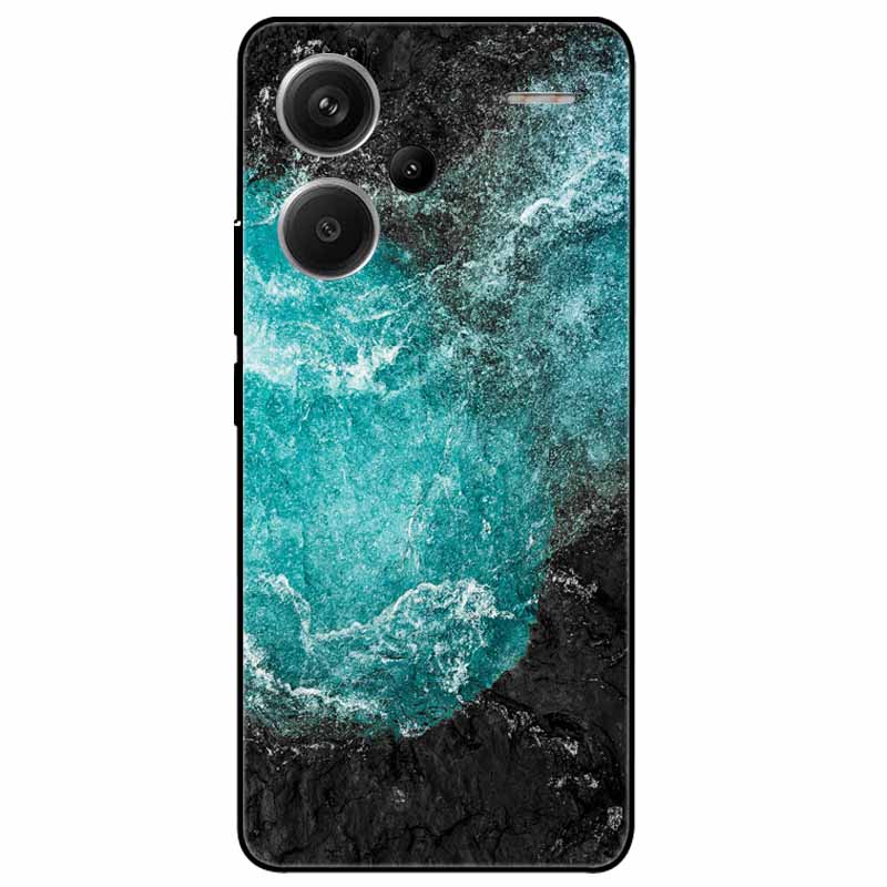For Redmi Note 13 Pro Plus 5G Pro+ Case Soft Black Painted Cats TPU Funda For Xiaomi Redmi Note 13 Pro 5G Note13 Silicone Cover