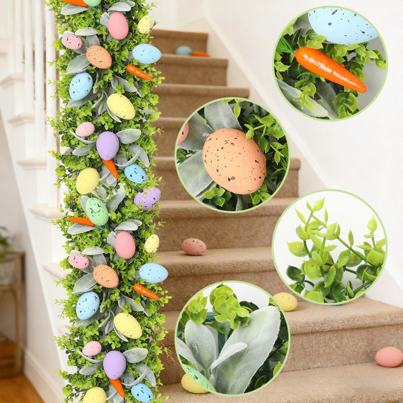 

Easter Eggs, Tablecloths, Rattan, Holiday Party Table Decorations, Doorway And Staircase Decorations One Size