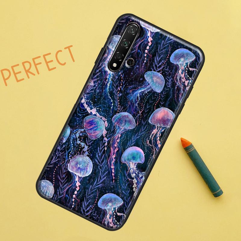 Magic Jellyfish For Huawei Nova 12s 11i 7i 8i 12i Y73 Y70 Y90 Y60 Y72 Y61 Y91 9 10 SE P40 Lite P30 Pro Case