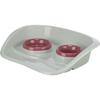 Écuelle en plastique - Trixie - Anti-éclaboussure - Rouge - 0,25 l - 9 cm de diamètre