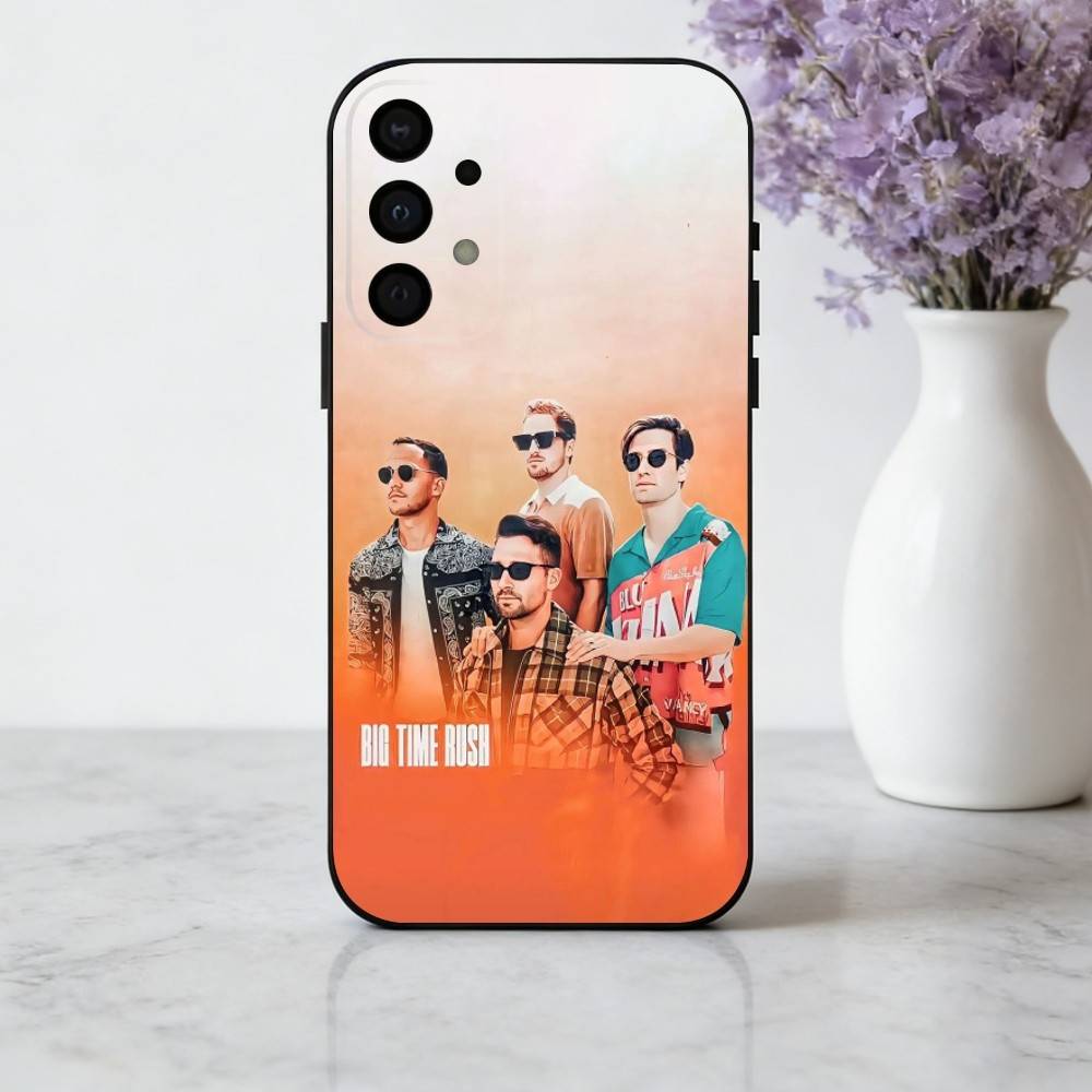 Music B-Big-G T-Time R-Rush-H  Phone Case For Samsung Galaxy A73,A72,A71,A70,A53,A52,A51,Soft Silicone Black Cover