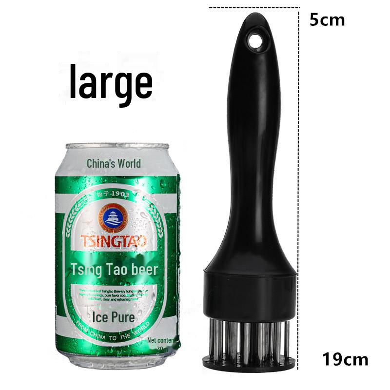 

Игла для размягчения мяса из нержавеющей стали для маринованной свиной отбивной Large 21-pin чёрный