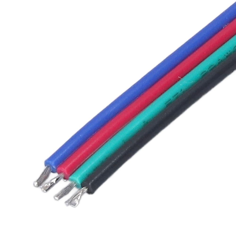 10pcs 4PIN COB LED Connectors 10mm Wire to Strip Connectors RGB Light Connectors For Home Party