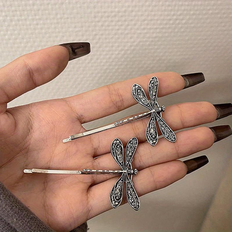 Fashion Vintage Dragonfly Barrettes Hairpin Hair Clips For Women Girls Headwear Bangs Side Hair Accessories
