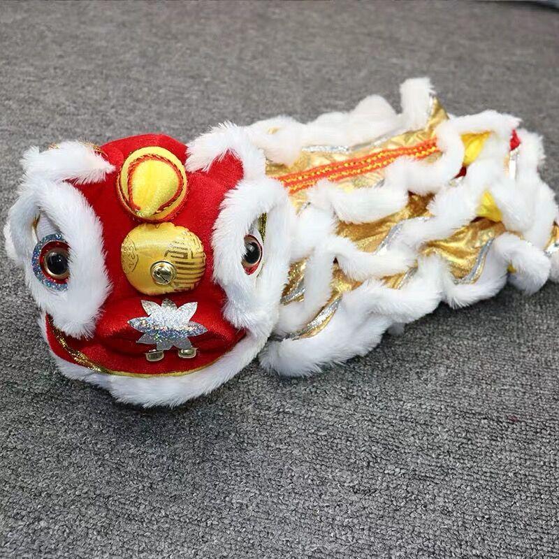 Dog Clothes Funny New Year's Pet Chinese Costume Dragon Dance Lion Dog Party Lion Dance Red Cosplay Festive Lucky Pet Clothes