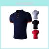 Premium Quality Usa Fashion Men's Stylish Casual T-shirt Slim Fit Polo Shirt Tops For Everyday Wear