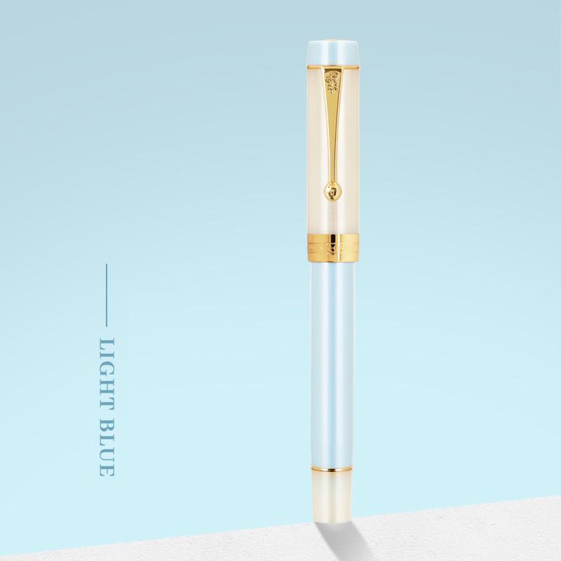 JINHAO 100 Centennial Fountain Pen Resin Gold Clip Nib EF F M Students Pens Business Stationery School Office Supplies PK 9019
