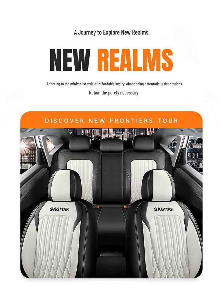 Universal Full Wrap Four Seasons Car Seat Cover for New Sagitar – Five-Seat Cushion
