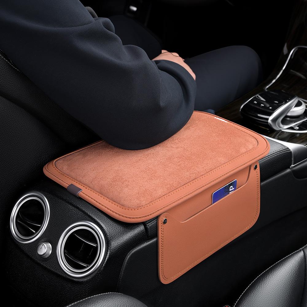 Multifunction Car Central Armrest Cushion Non-slip Storage Protective Pad For BYD Dolphin Seagull Tang EV Yuan Song PRO Qin DMI