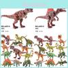 Realistic Jurassic Dinosaur Figurine Set With Movable Joints Includes Raptor And More