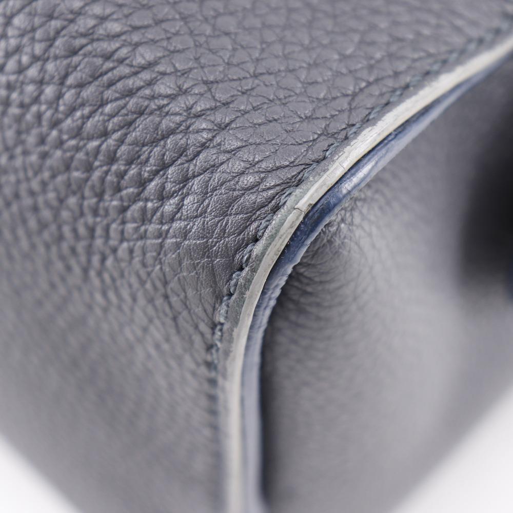 FENDI Celeria Ray Handbag 8BL137 2WAYShoulder gray Calfskin Women Used