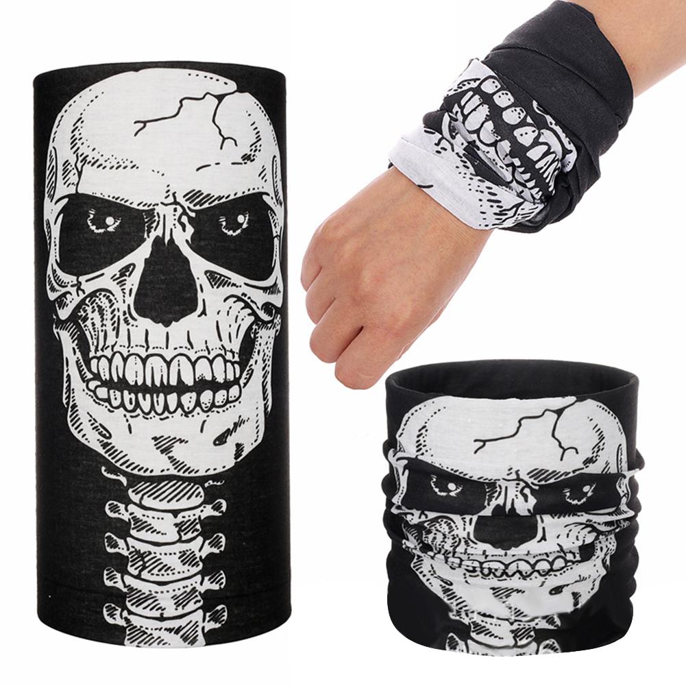 Halloween Props Mask Multi-function Seamless Headscarf Outdoor Sports Riding Mask Horror Skull Collar