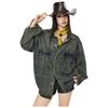 ICH MODE Women's Retro Distressed Denim Jacket