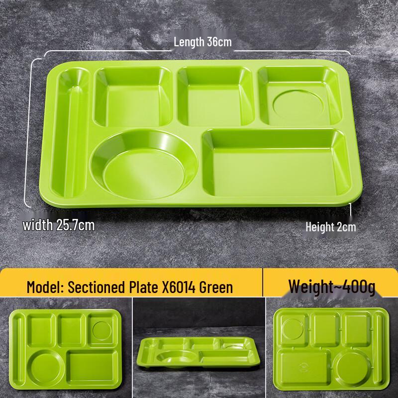 Handun Melamine Divided Serving Tray