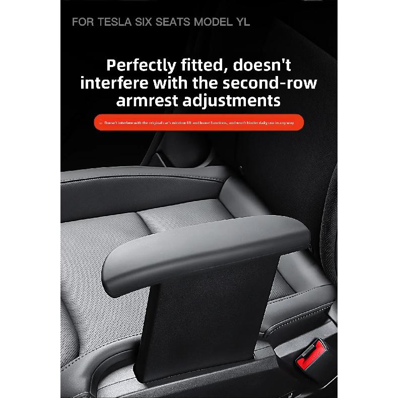 Second Row Armrest Protective Cover Car Handrail Protective Gloves for Tesla Model YL 25 - 26 Interior Mouldings Car Accessories