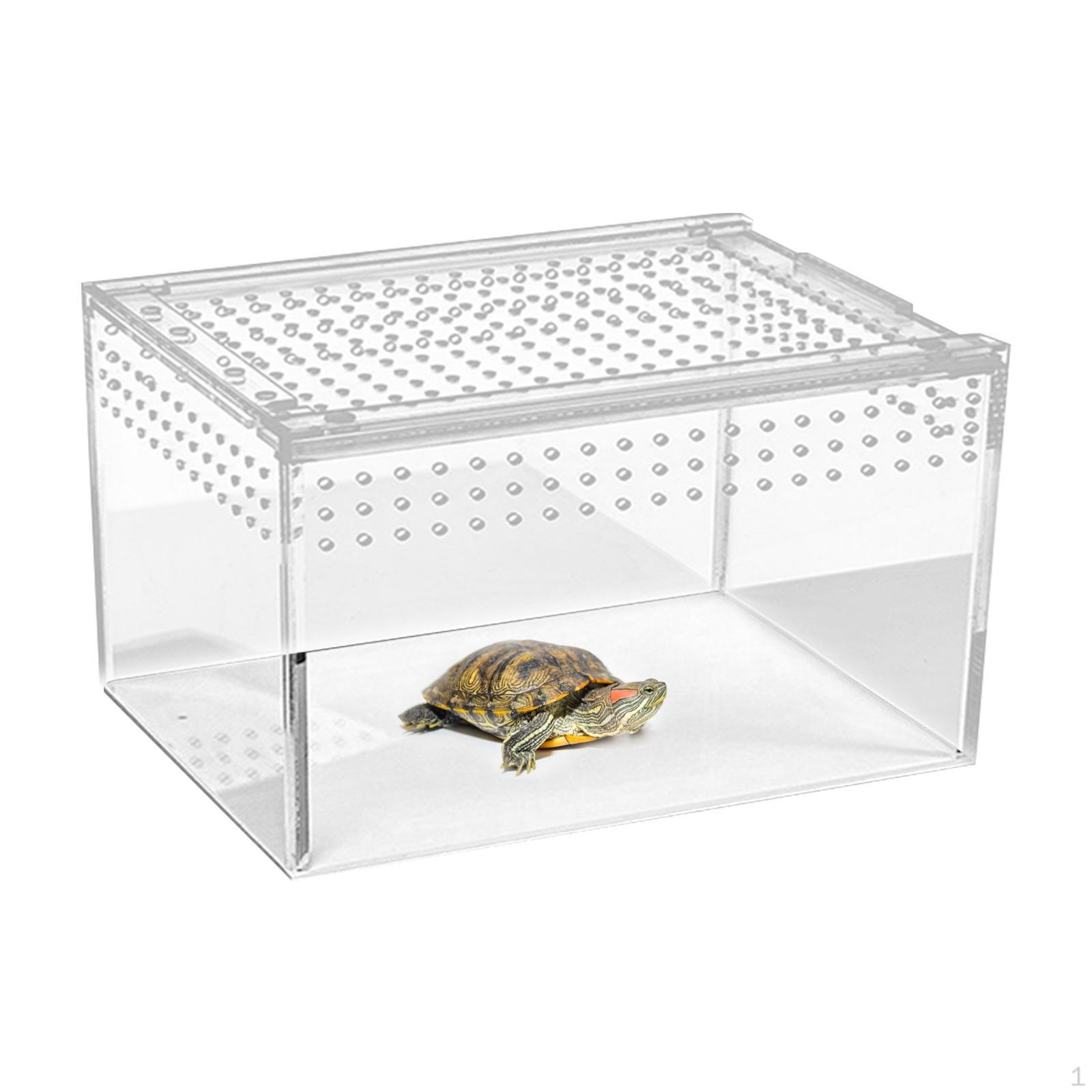 

Акриловый контейнер для рептилий, террариум для черепах и лягушек M