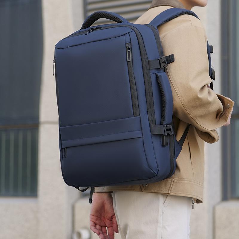 Schoolbag new leisure business backpack large-capacity commuter computer bag expandable short-distance business travel backpack