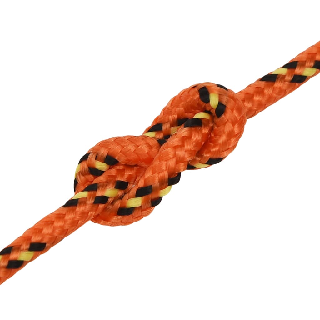 Boat Rope Orange 4 Mm 25 M Polypropylene