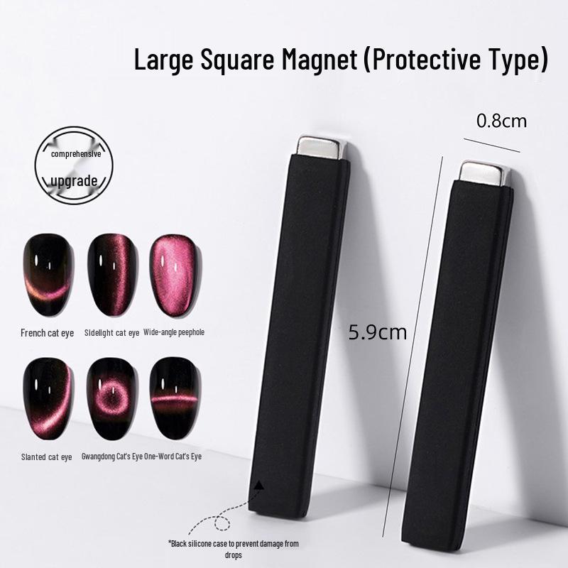 Multifunktionaler Katzenaugen-Nagelkunst-Magnet: Starker zylindrischer Magnet für ausgefallene Blitzeffekte.