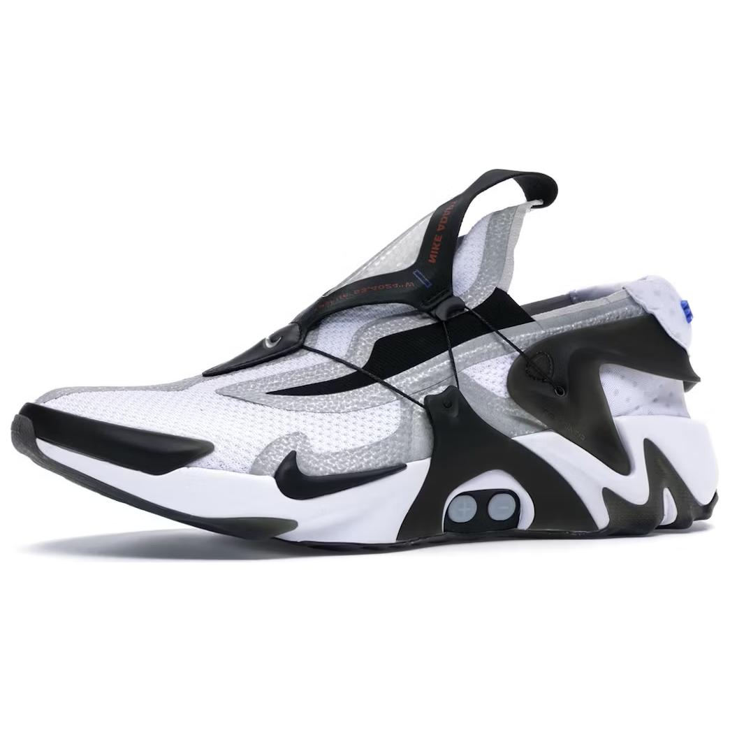 

Новые кроссовки Nike Adapt Huarache с низким верхом, устойчивые к скольжению и износу, для повседневной носки и бега, мужские, бело-черные, BV6397-110 38.5