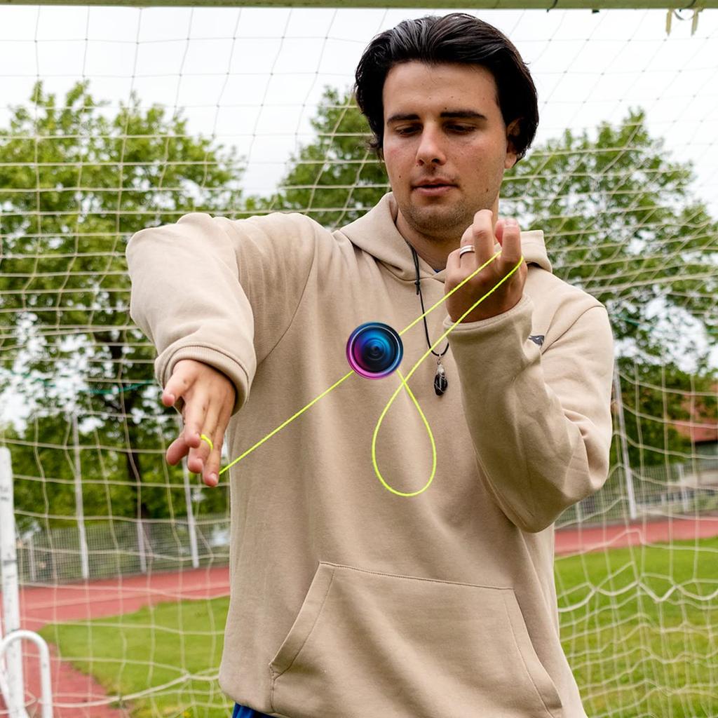 Watieoboo Yoyo Professionelles Metall-Yo-Yo, Reagierendes Yo-Yo für Anfänger und Erwachsene, Nicht-reagierendes Yo-Yo für Fortgeschrittene und Profis, Enthält
