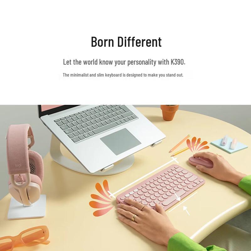Logitech K390 Ultra-Thin Portable Wireless Bluetooth Keyboard
