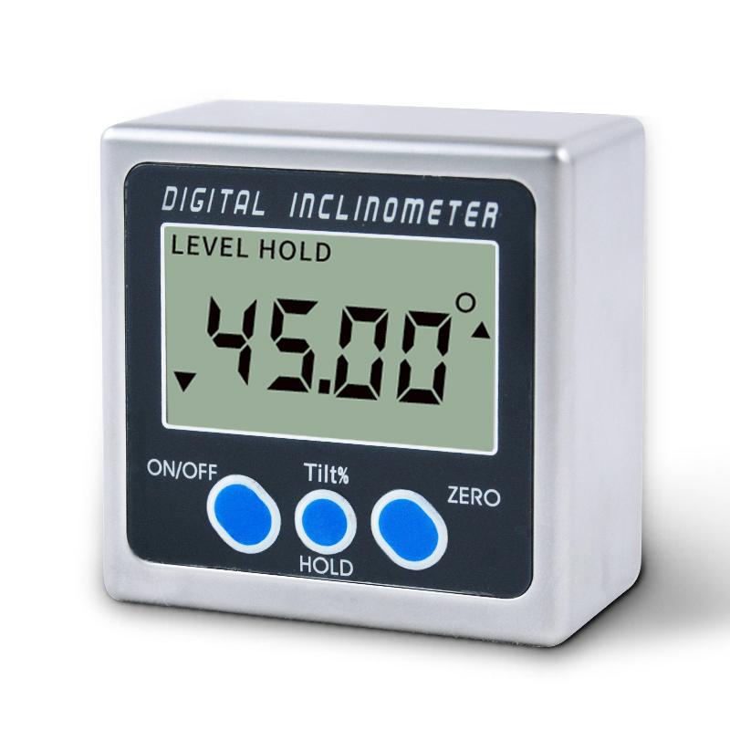 Single Axis Digital Tilt Angle Inclinometer Model DP-160 Aiceyi 4x90 Range 0.2 Precision Aluminum Alloy Construction 1 Year DP-160