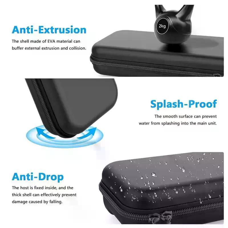 1 Pc Large Capacity Lightweight Waterproof Portable Carrying Case Switch Console Accessory Protection Bag for Travel & Storage
