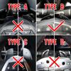 1 Pair Aluminum Steering Wheel Shift Paddle Trim For Benz W205 C Class 2015 2017