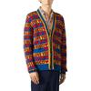Gucci Valentine's Day Knitwear Men's Multicolor V-neck Moderate Cardigan 743120-XKDCC-4298