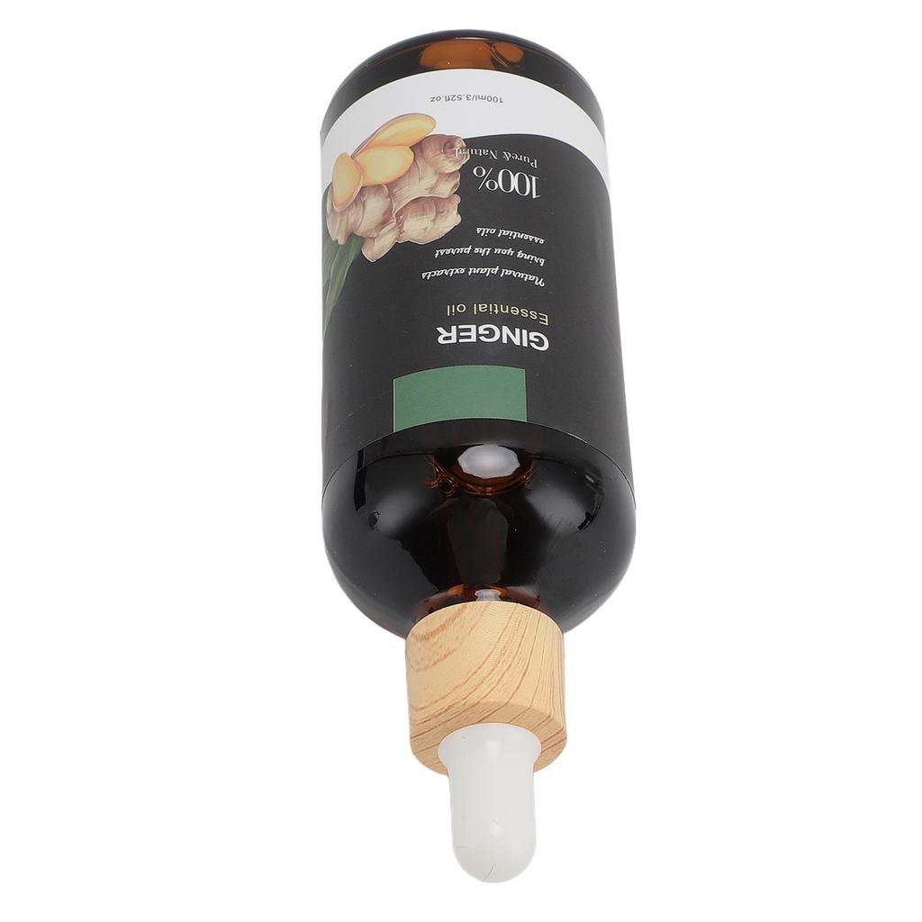 100ml Ginger Massage Oil Moisturising Stress Relief Firming Multifunctional Ginger Aromatherapy Oil for Spa Nail