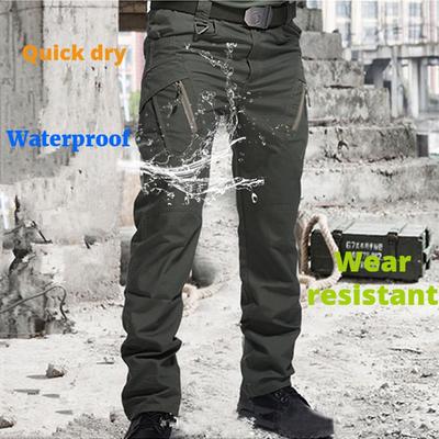 City Military Tactical Pants Men Army Trousers Men Many Pockets Waterproof Wear Resistant Casual Cargo Pants