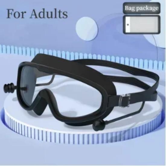 Swimming Goggles for Adults Kids Large Frame Antifog Swim Eyewear Glasses Waterproof HD Swimming Equipment Water Play Supplies