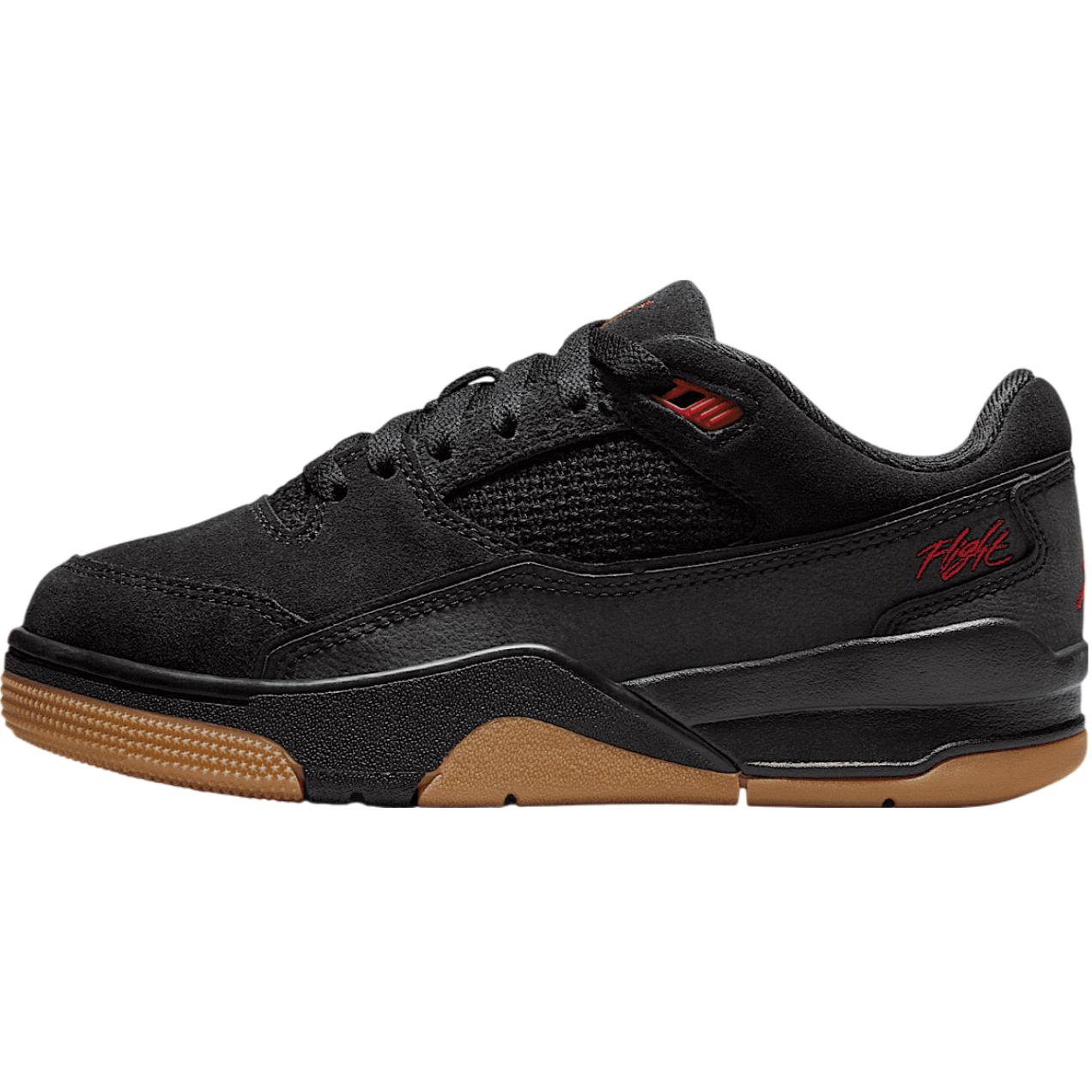 

Air Jordan Flight Court GS Black Red Gum Kids Sneakers Gum-Medium-Brown Varsity-Red HF3333-001 40