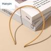 Colorful Matte Plastic Headband Korean Style Anti Slip Teeth Hair Clasp for Women Face Wash Press Hair Comfortable