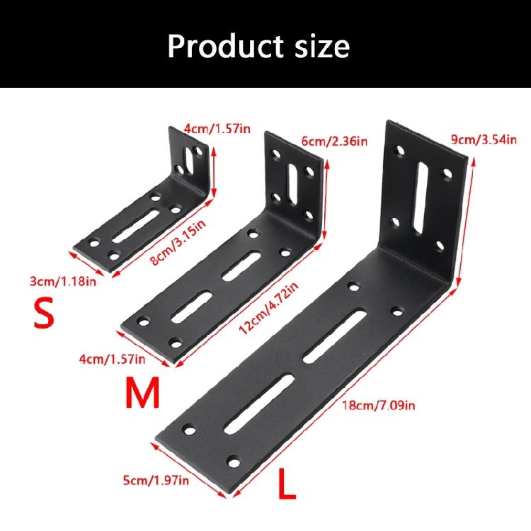 Kitchen Cabinet Support Brackets L Shaped Mounting Brackets Rustproof Thickened Steel Corner Brackets Enduring