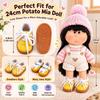 1Pair Cute Style Mini Doll Sneakers Lace Up Doll Footwear New Doll Shoes  For Potato Mia Doll