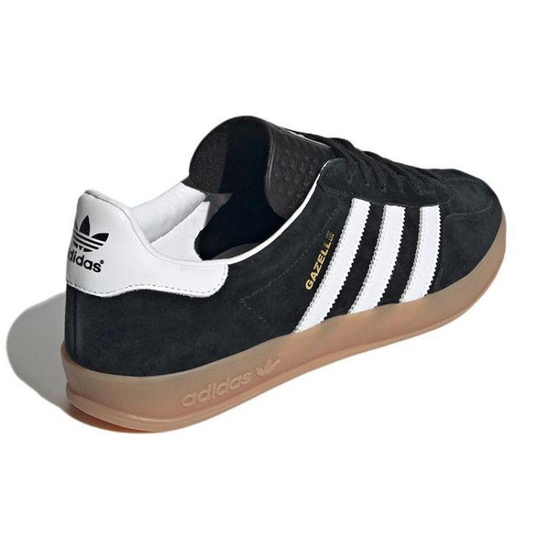 adidas Gazelle Indoor Black White Gum Men Sneakers Core-Black Cloud-White H06259