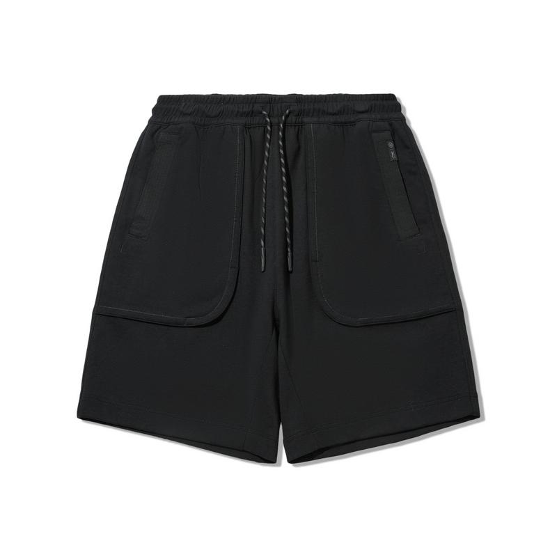 Li Ning X Jackie Chan Collaboration Kung Fu Series Comfortable Casual Shorts Unisex Shorts Black AKSW175-2