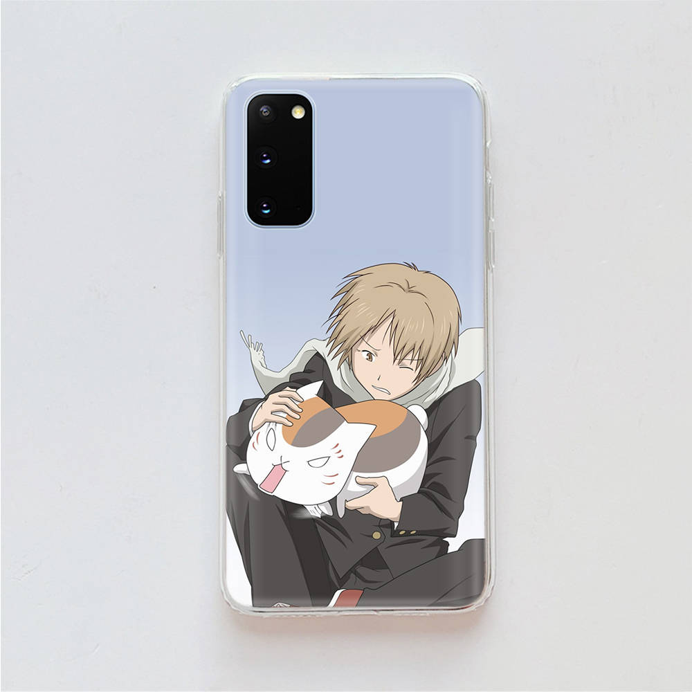 AD78 Natsume Yuujinchou Clear Case for Samsung A04 A14 A23 A34 A54 M23 M33 M52 M53 Realme 10 9 C30S C35 C55 VIVO Y02 Y21 Y33S Y51 X80 V25 Cover
