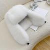 Children's warm windproof hat imitation fur fox hair snow hat ear protection hat men's winter dome cold protection