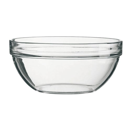 Arc International Ampilable Stacking Bowl, 26cm, 09994(80016), Fully Tempered Soda Glass, France, RAV01026