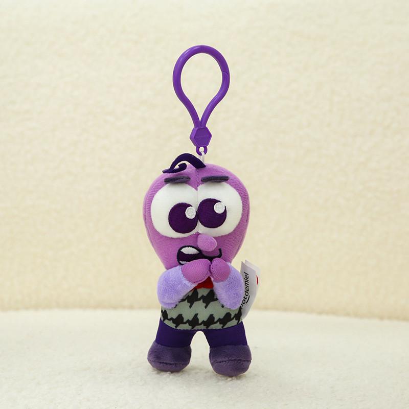Keychain Out Inside Cute Cartoon Girl Schoolbag Decorated Plush Doll Pendant